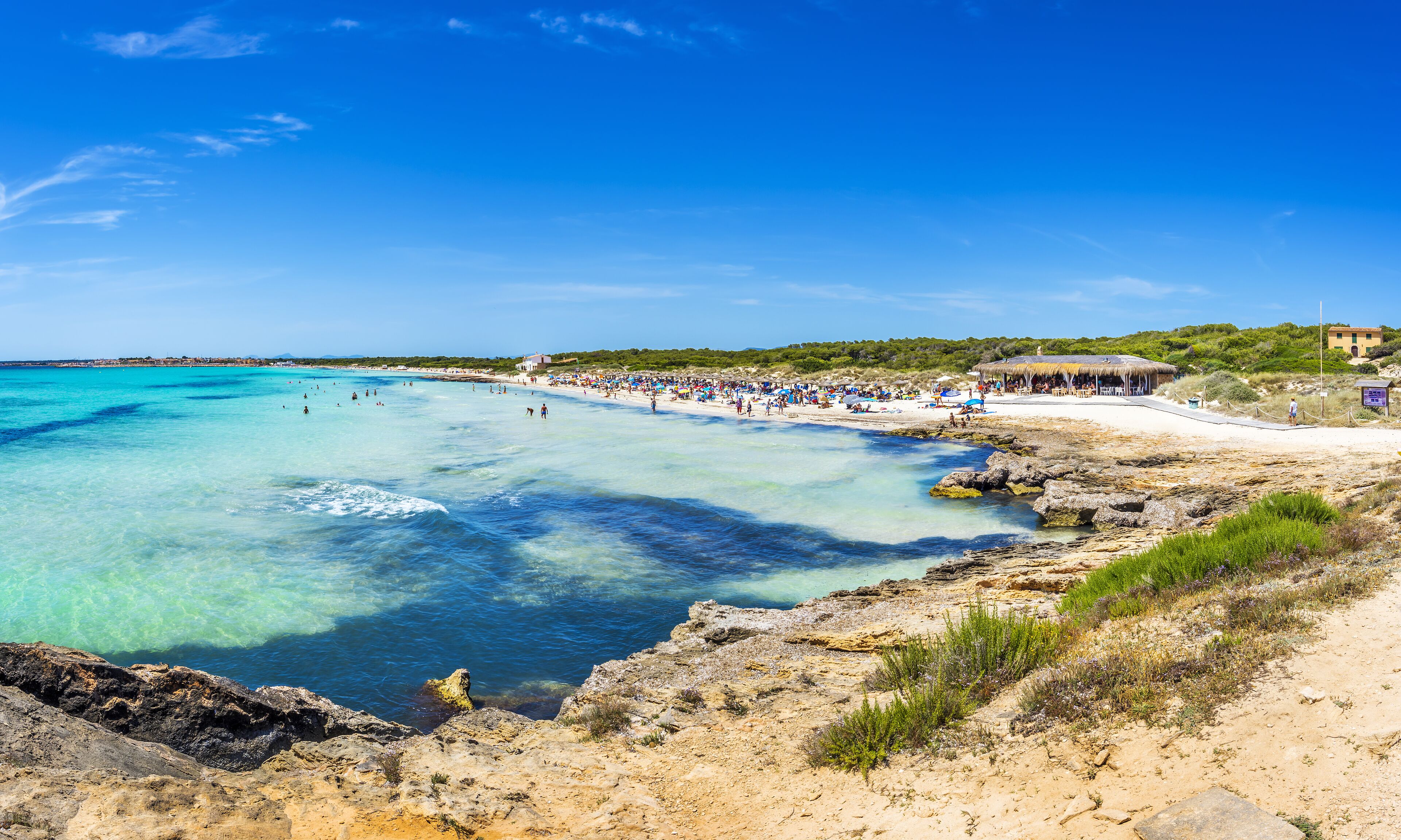 Playa Ses Covetes part of the long Es Trenc beach in Majorca, Spain, Europe, Shutterstock ID 449567593, Purchase Order: -