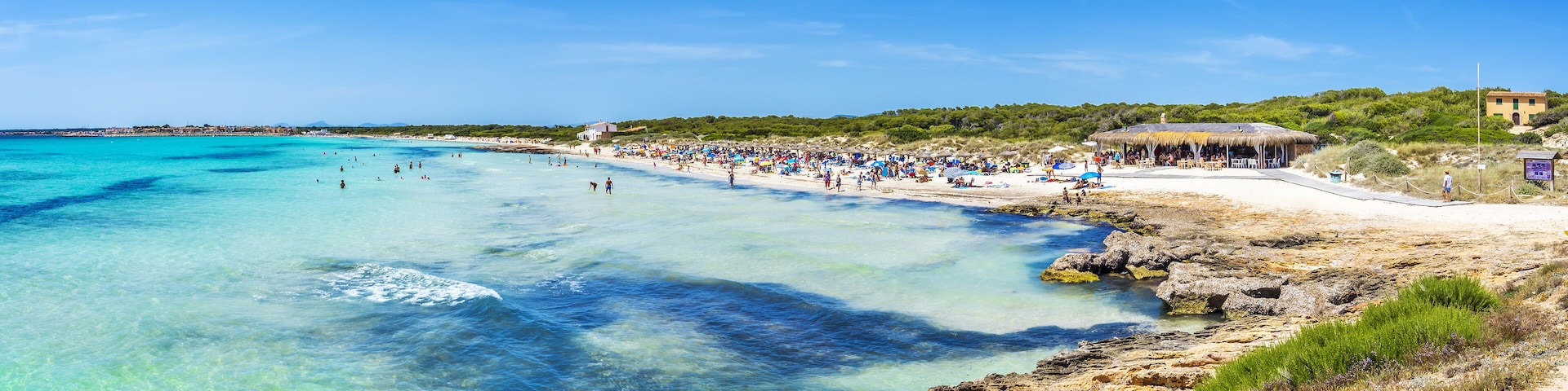 Playa Ses Covetes part of the long Es Trenc beach in Majorca, Spain, Europe, Shutterstock ID 449567593, Purchase Order: -