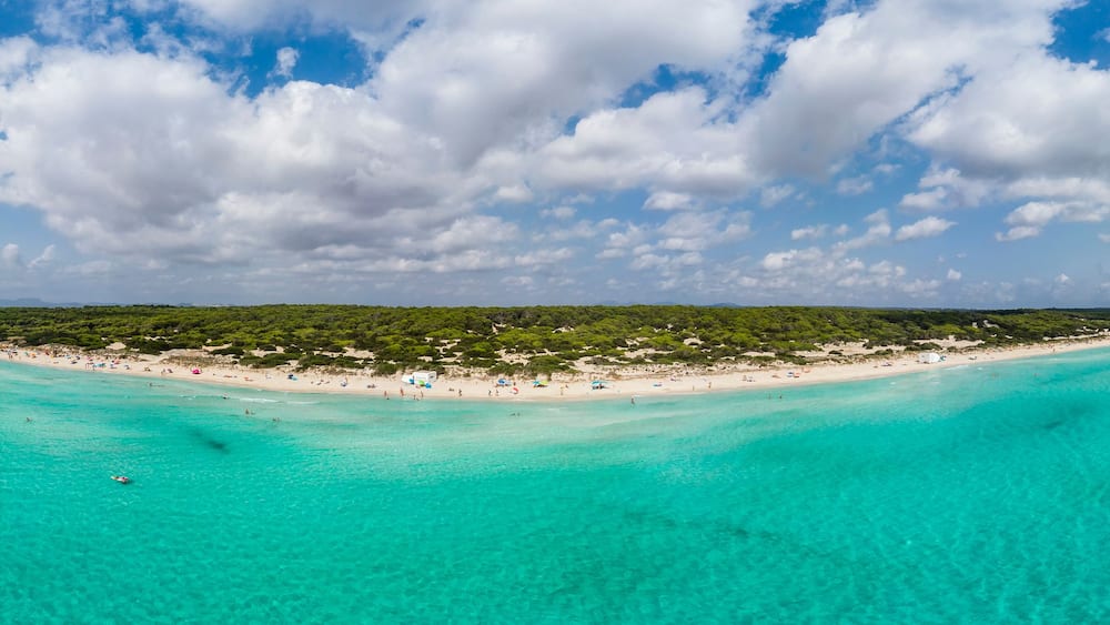 Spain, Balearic Islands, Mallorca, Rapita, Ses Covetes, Playa es Trenc