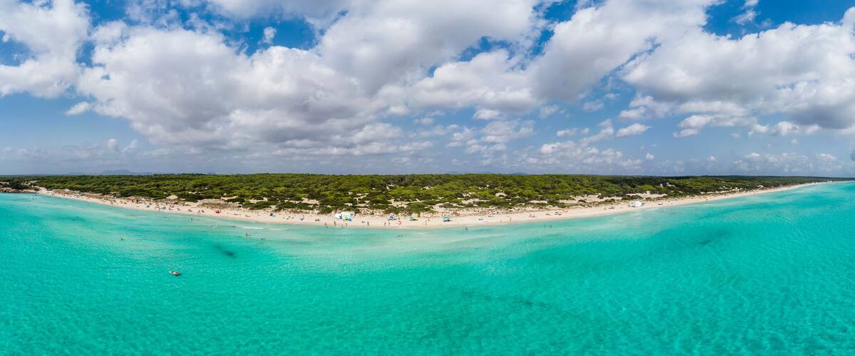Spain, Balearic Islands, Mallorca, Rapita, Ses Covetes, Playa es Trenc