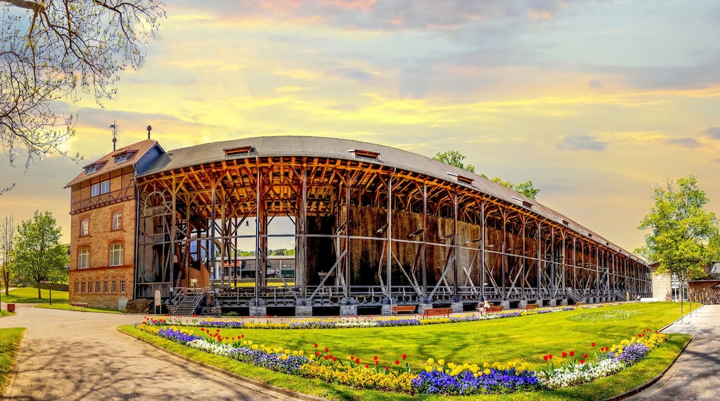 Kurpark, Bad Salzschlirf, Hessen, Deutschland