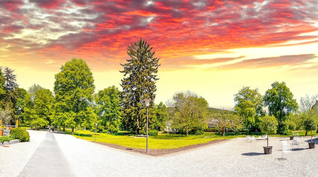 Kurpark, Bad Salzschlirf, Hessen, Deutschland