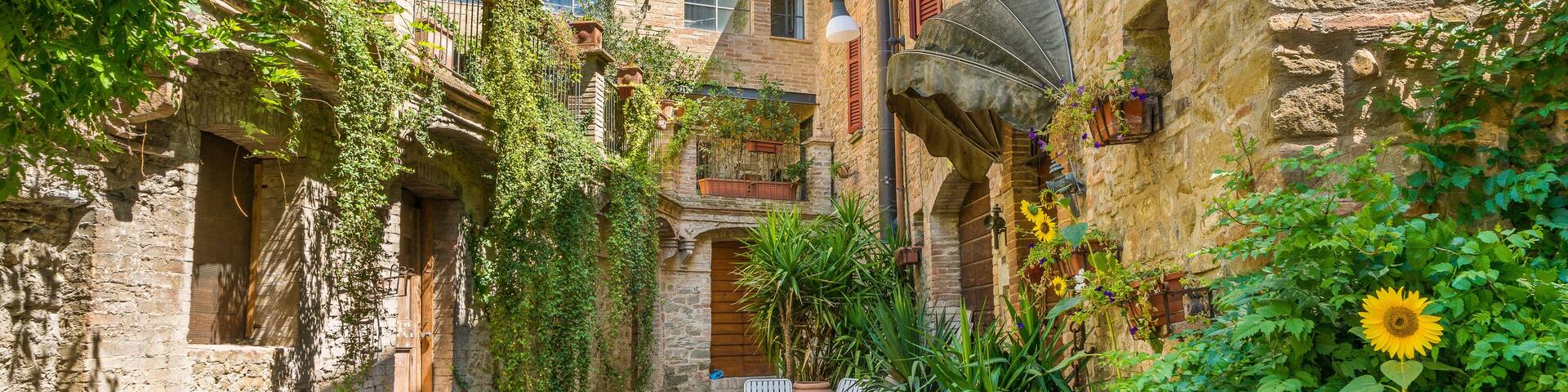 Bettona, picturesque village in the Province of Perugia. Umbria, central Italy.