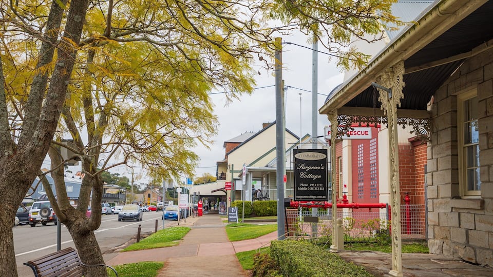 Morpeth featuring a small town or village