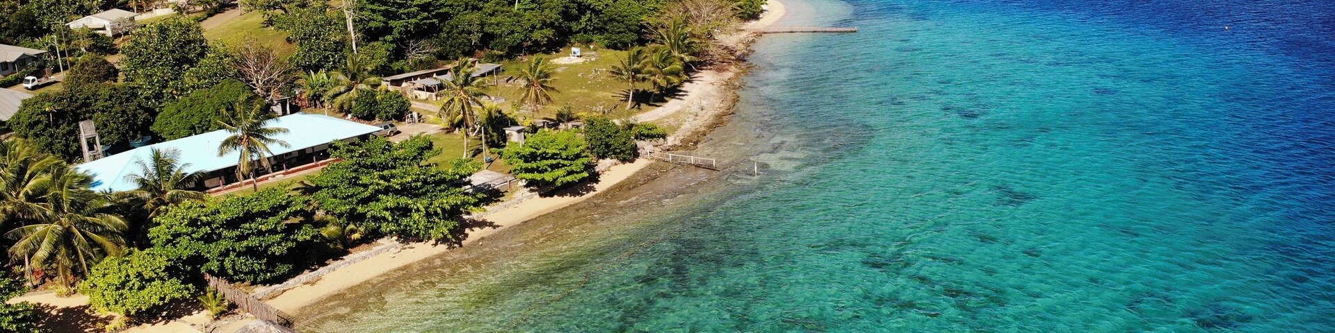 The jetty at Mystic Sands where we board our boat