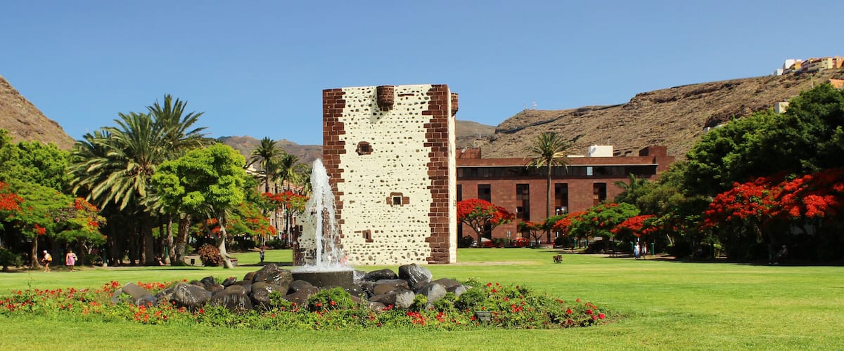Panorámica de la Torre del Conde, San Sebastián de la Gomera