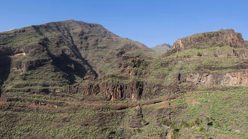 A picture taken during walking GR 132 in La Gomera, Canary Islands, Spain