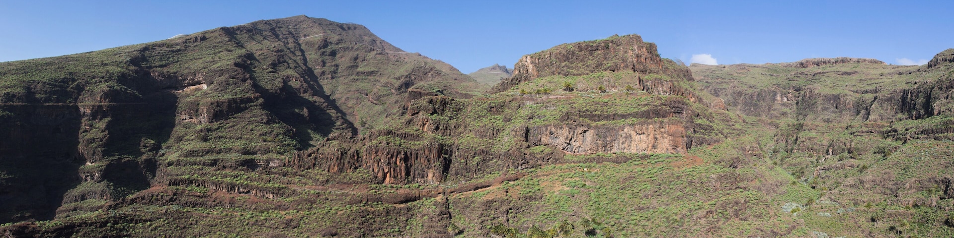 A picture taken during walking GR 132 in La Gomera, Canary Islands, Spain