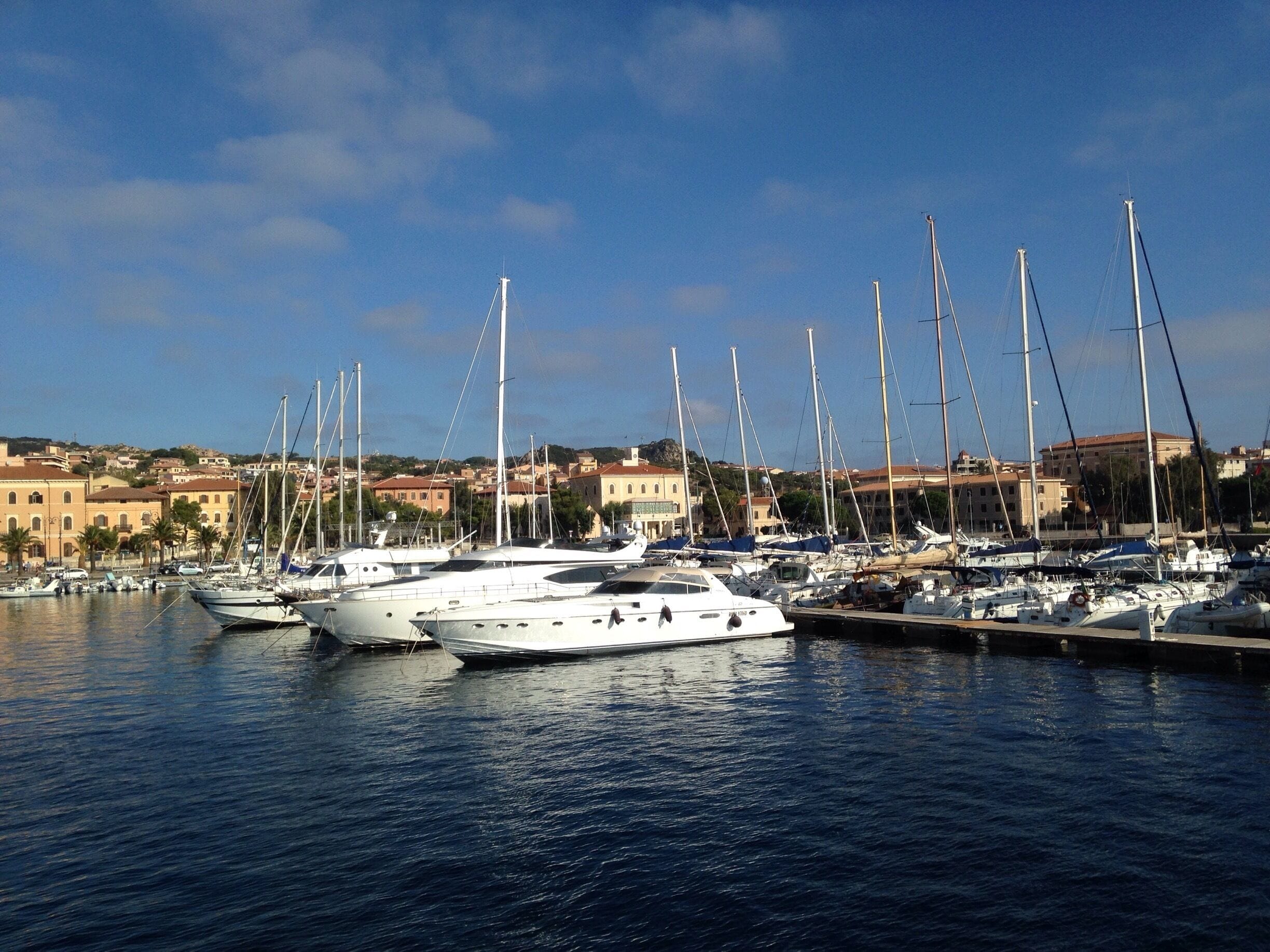 Had a nice cruise of several islands off the coast of Sardinia which included La Mendelena Island.  Water and sky were very blue and you could see the bottom at 60 feet.