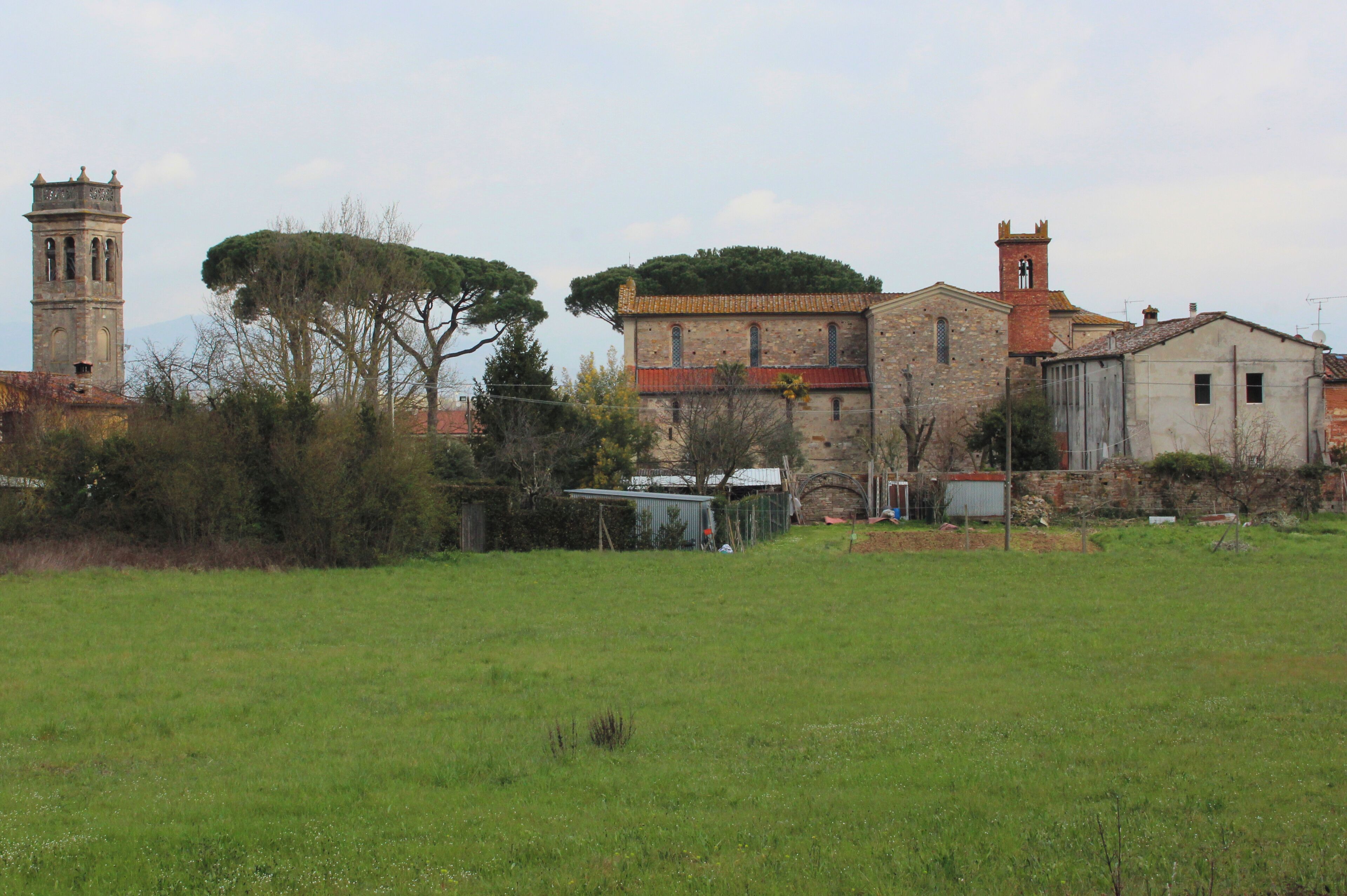 Church San Michele Arcangelo, Guamo, hamlet of Capannori, Province of Lucca, Tuscany, Italy