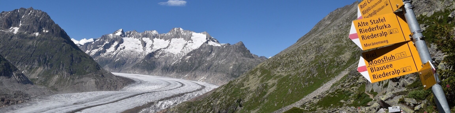 Le glacier d'Aletsch l'été passé ☀️