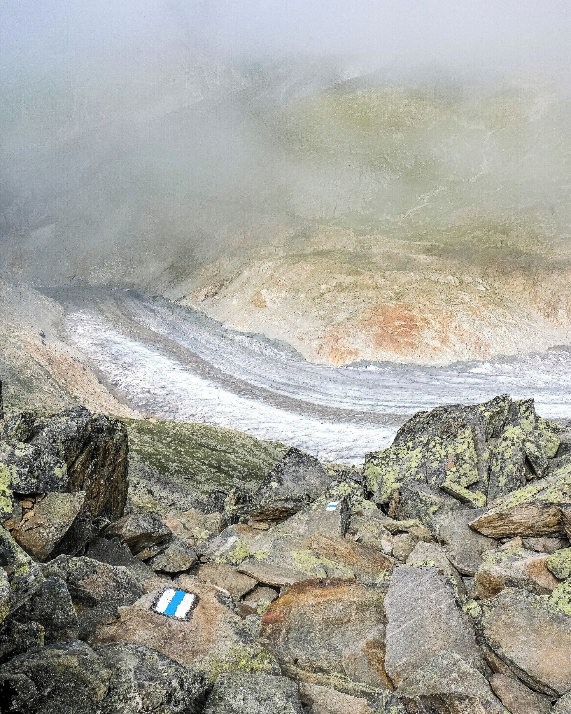 Take the hike up to the top of Bettmerhorn. Beautiful views ! #mountains