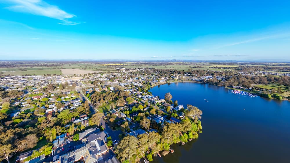 Nagambie Town Views in Australia