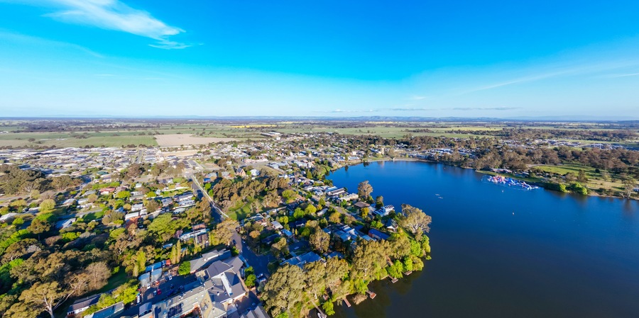 Nagambie Town Views in Australia