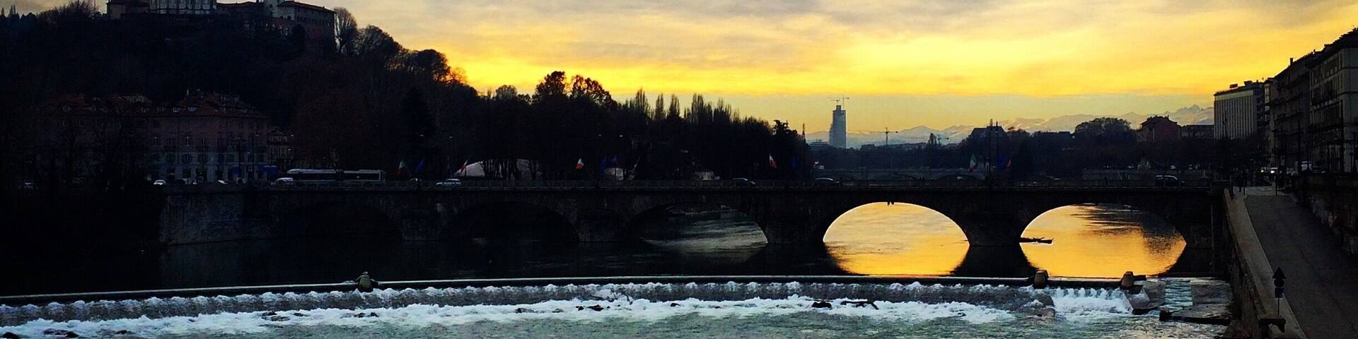 Po river, Turin, Italy.