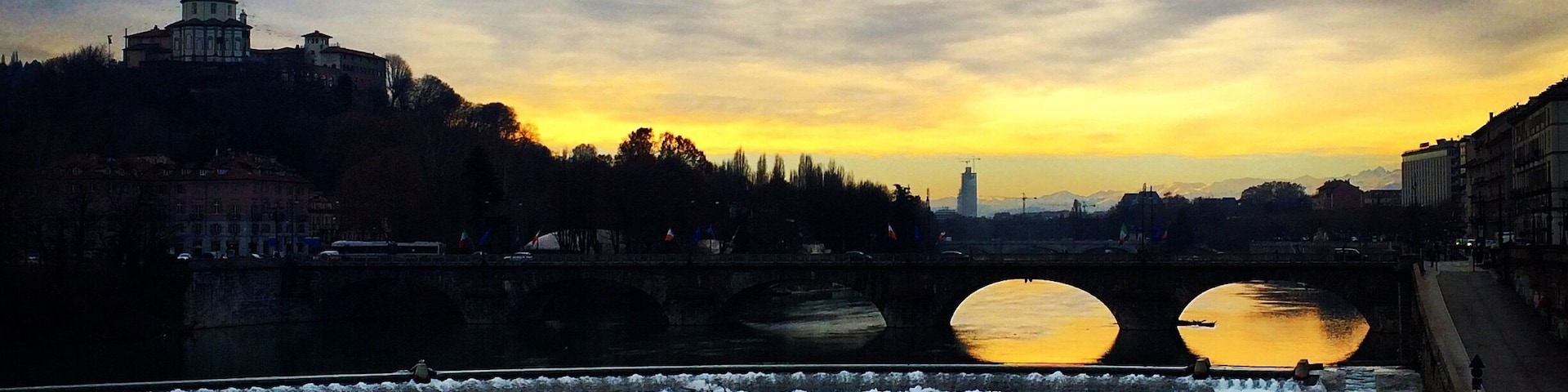 Po river, Turin, Italy.