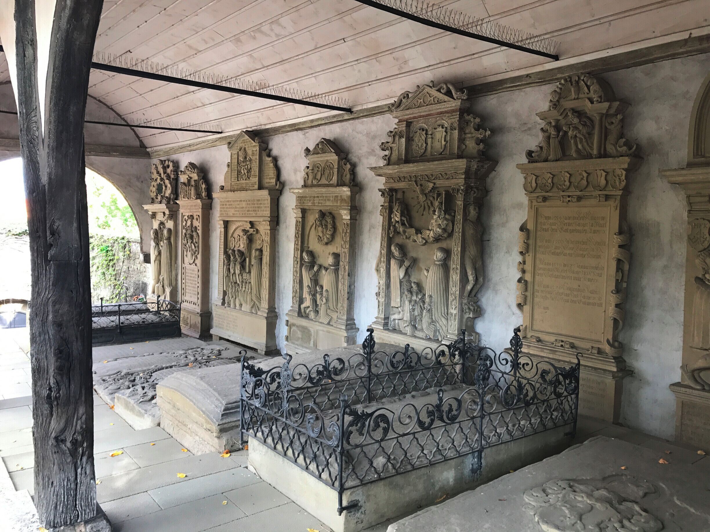 Renaissance Epitaphs on the Cemetery