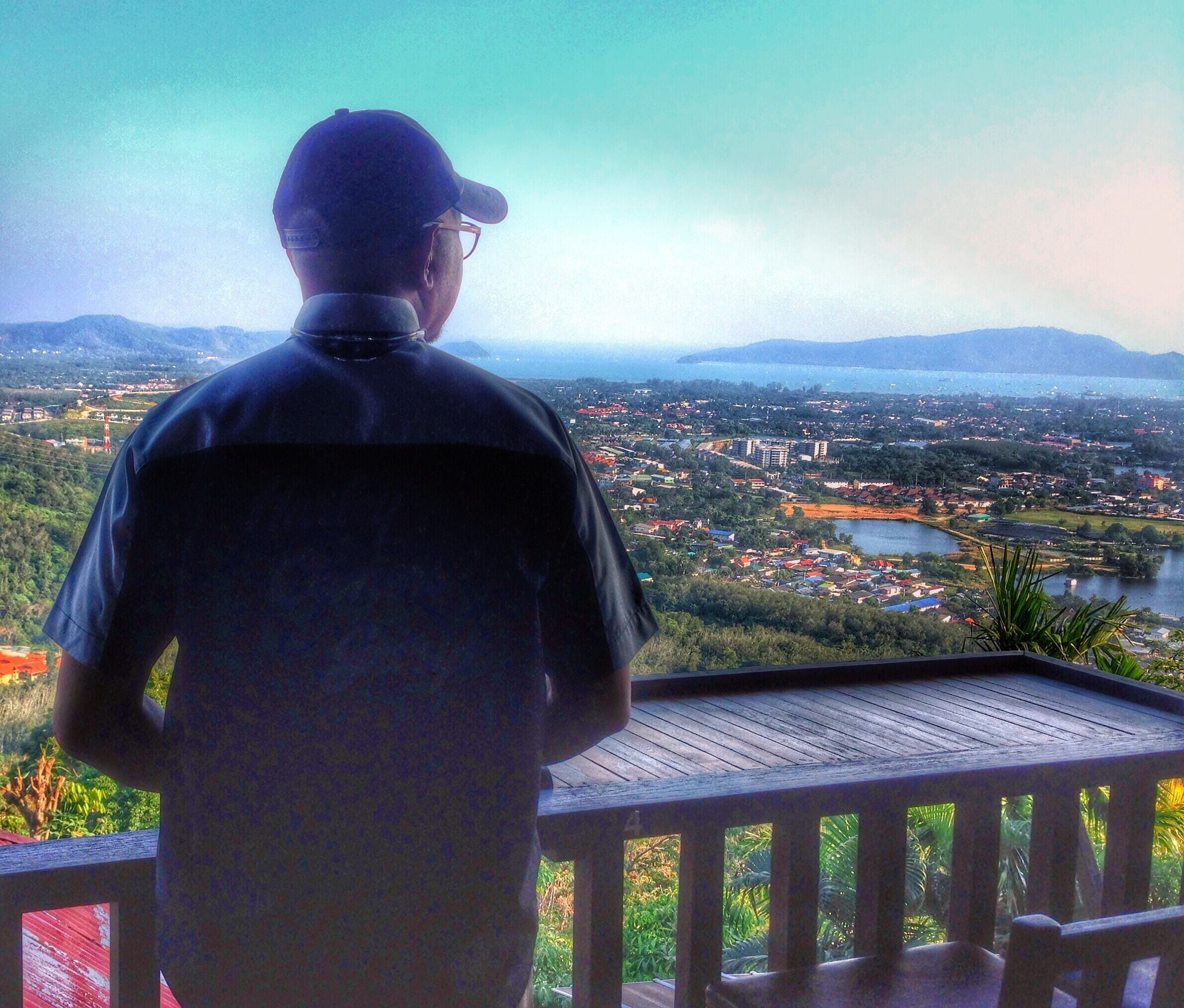 Amazing panorama view of Phuket Island