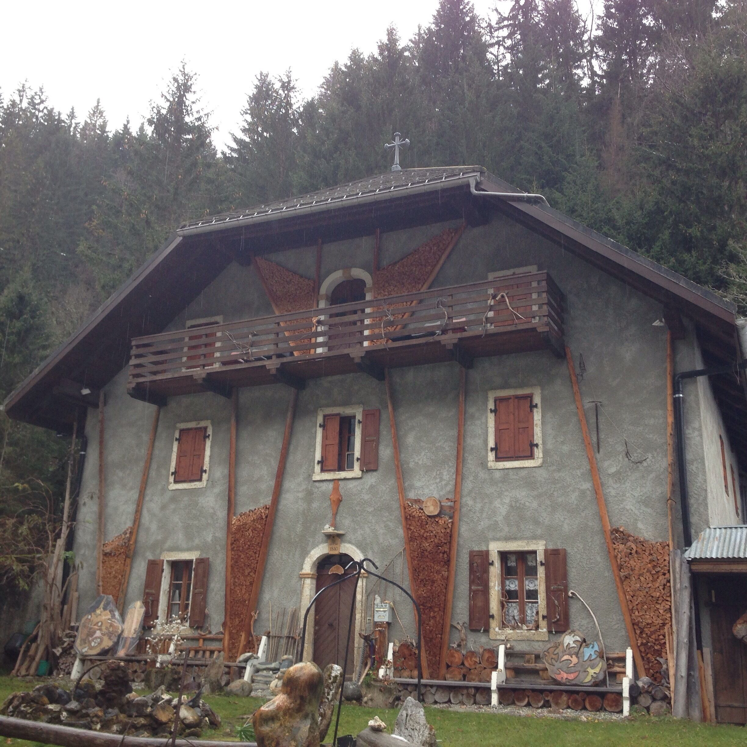 Old house in the alp.