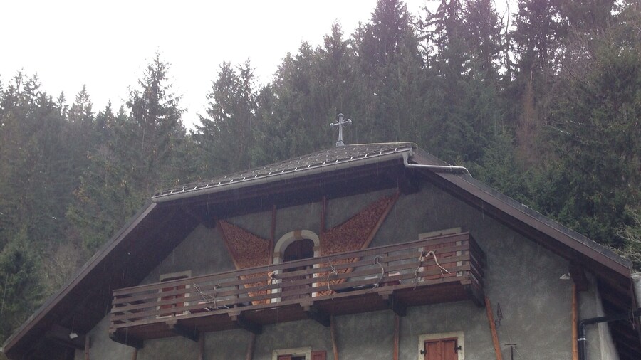 Old house in the alp.