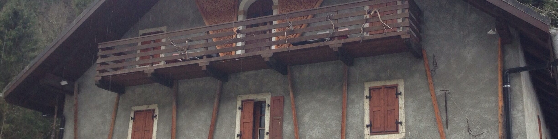 Old house in the alp.