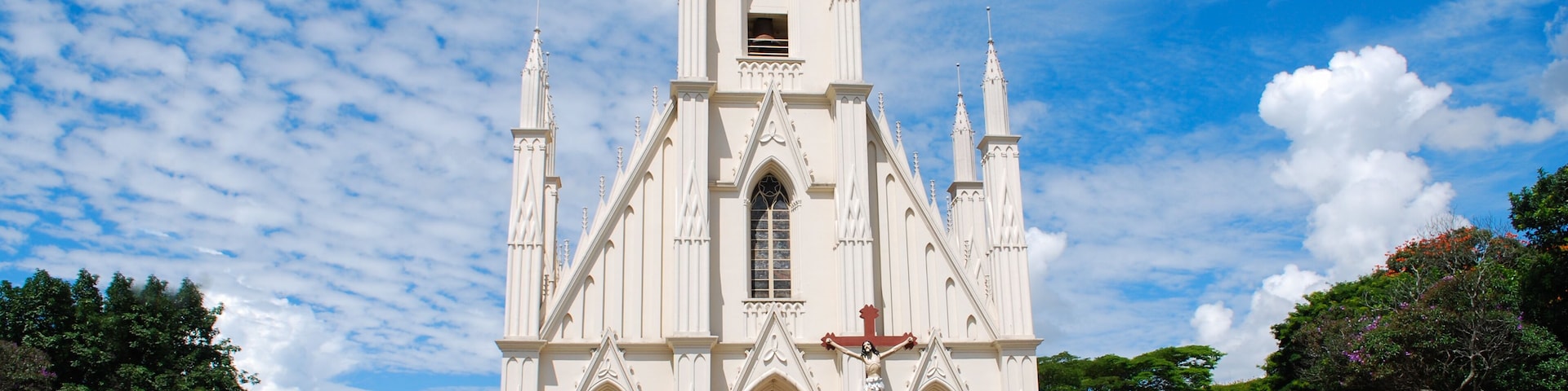 Taubaté, São Paulo, Brazil - April 5, 2009 - Sanctuary of Santa Terezinha, the largest church in Taubaté.