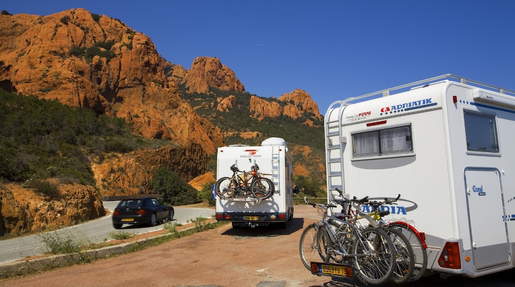 Saint-Raphael featuring landscape views, touring and mountains