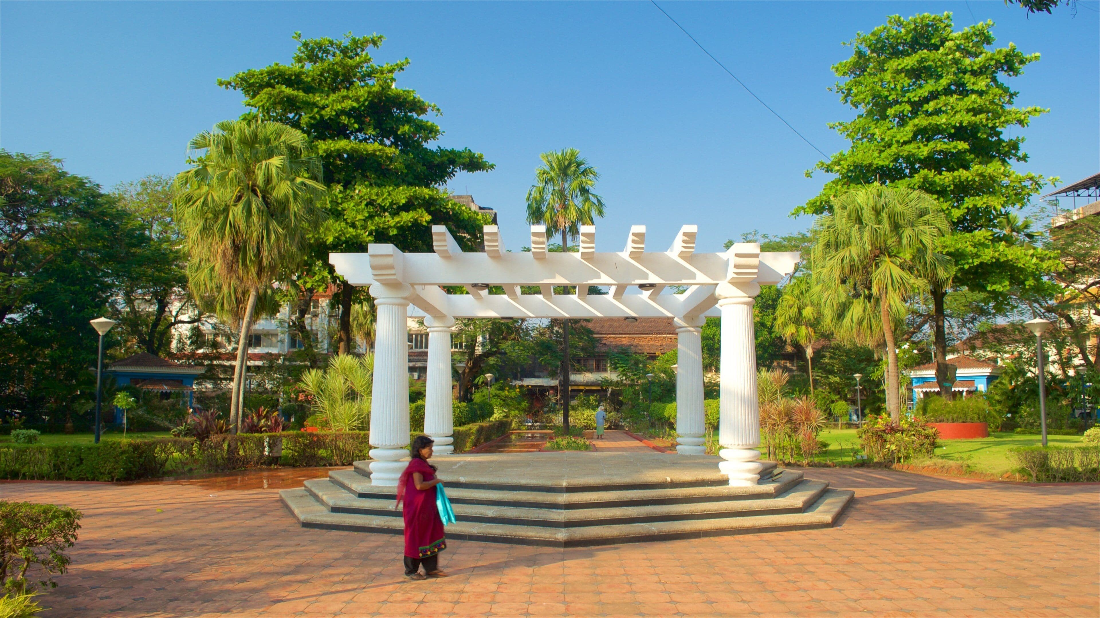 Panaji which includes a garden as well as an individual femail