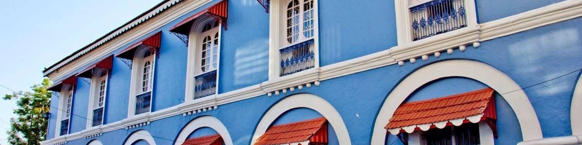 Well protected colonial Portuguese colony. Beautifully maintained with vibrant colors and aesthetic designs.