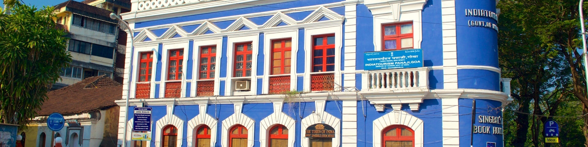 Panaji caracterizando cenas de rua