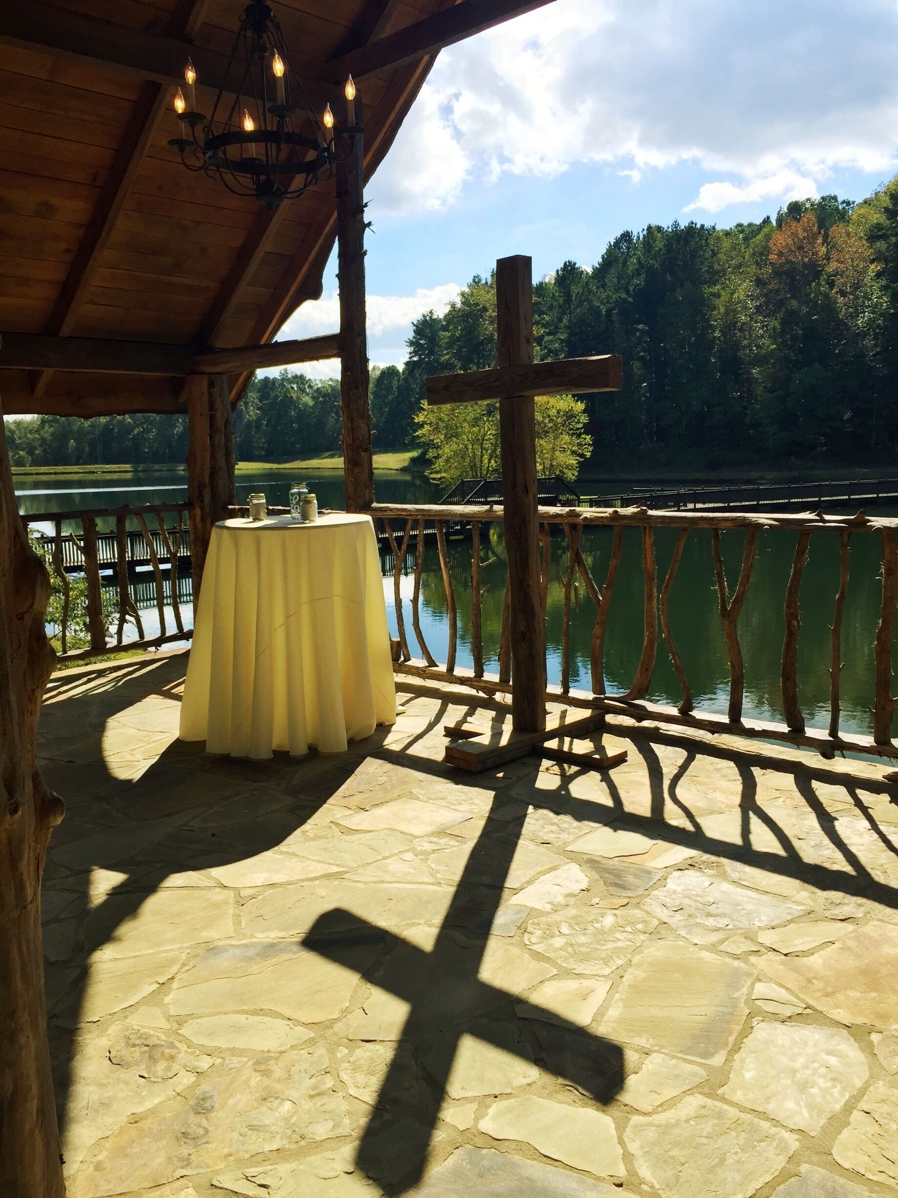 My best freind got married and I was the best man. I snuck this shot in with my phone before they caught me lol 