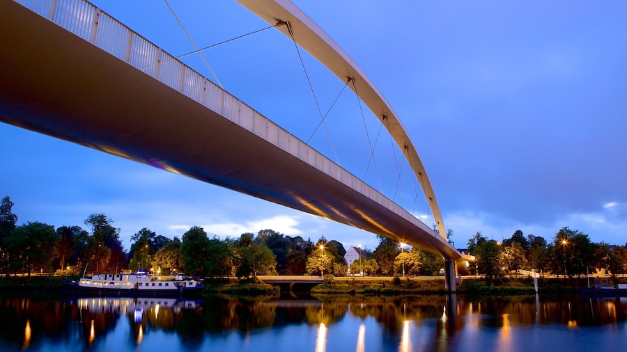 Maastricht featuring a bridge and a river or creek