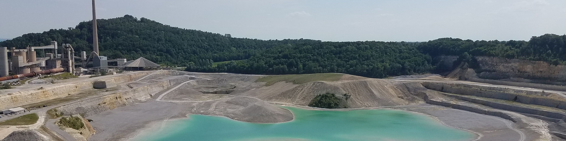 A fantasy teal lake in an abandoned quarry
#adventure