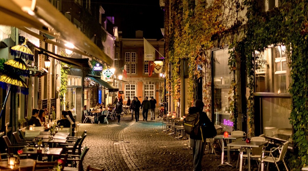 During a late evening walk in Maastricht I shot this image of the 'Koestraat'. As you can see there are a lot of terrasses in the street.
#maastricht #travelphotograpphy #streetphotography #holland #netherlands #night #tavernes