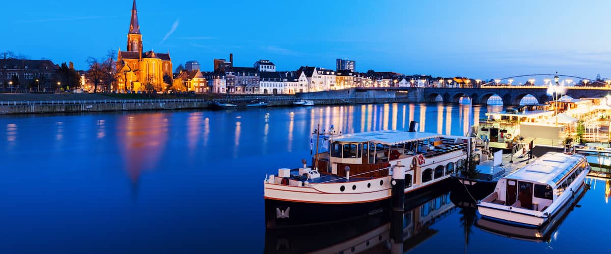 Meuse River in Maastricht