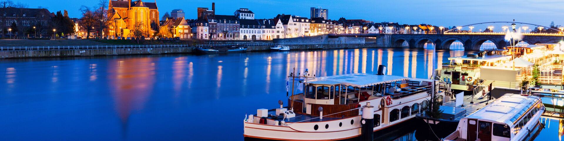Meuse River in Maastricht