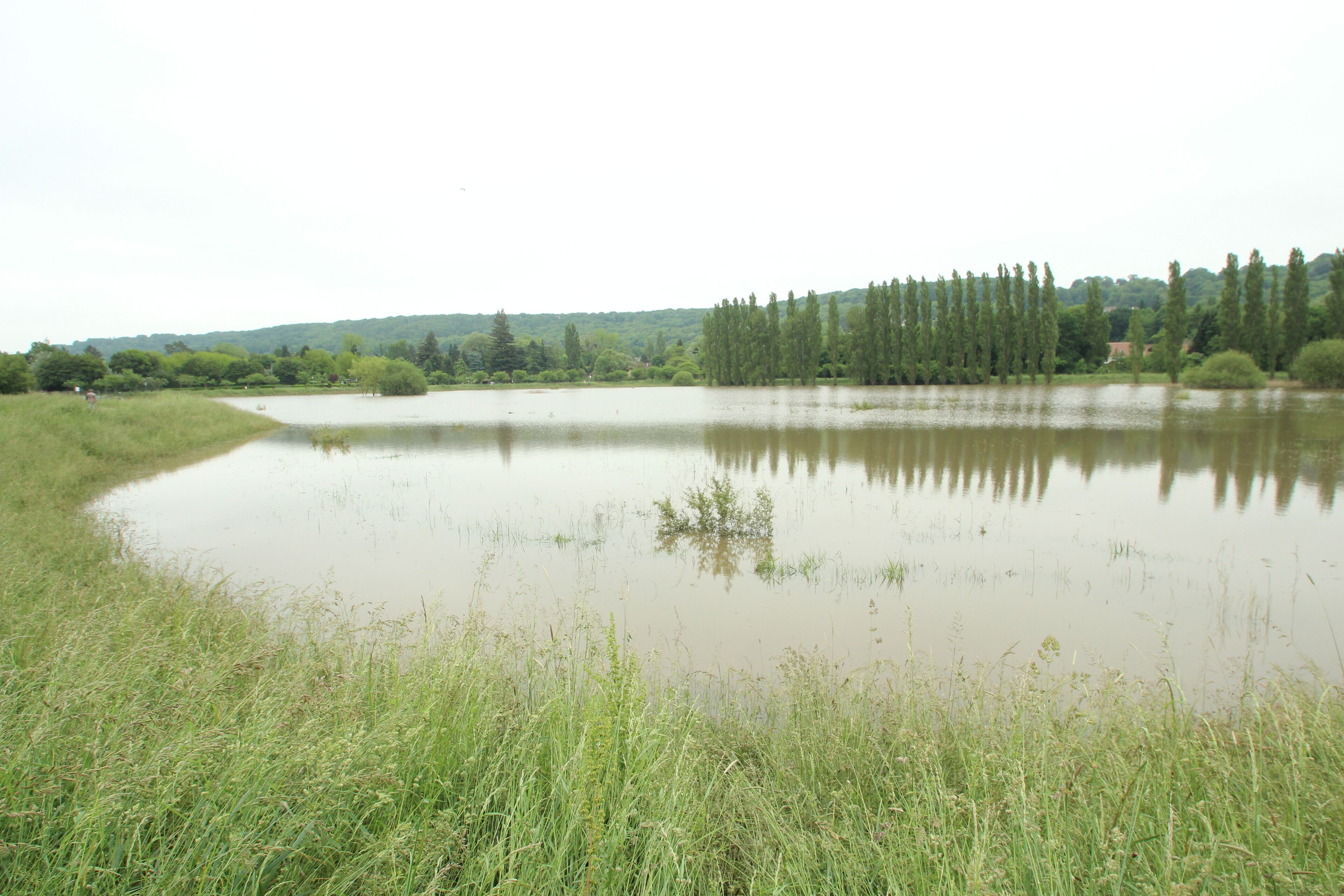Coupières Basin is a large detention basin arranged in Gif-sur-Yvette in France to control the floods of the Yvette river. It was completely filled during the flood of the Yvette river in May 31, 2016.