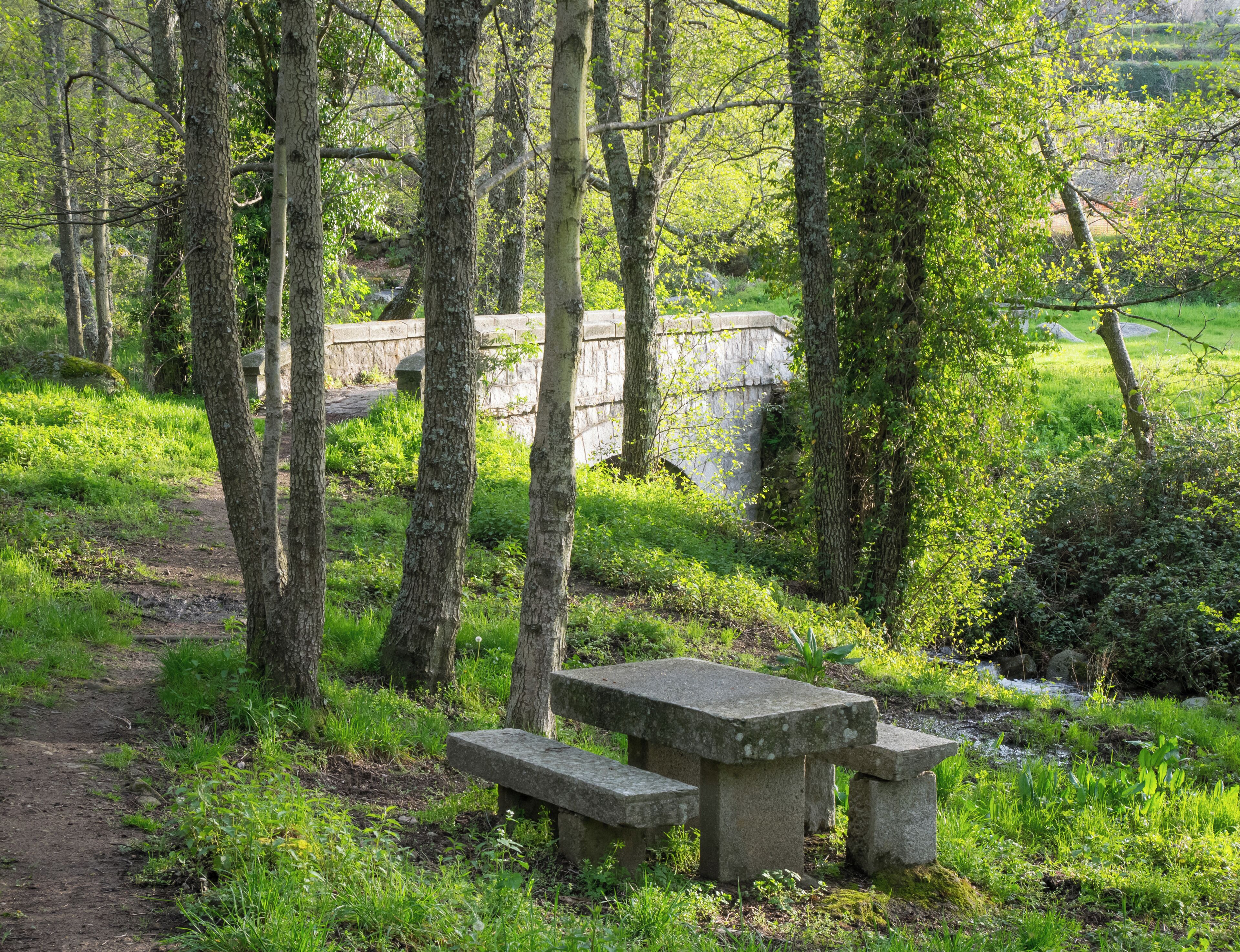 Merendero cerca del lavadero de Candelario. Salamanca, Castilla-León, España