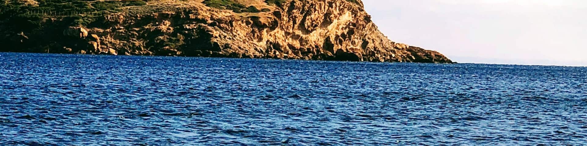 View of temple of Poseidon at the far end