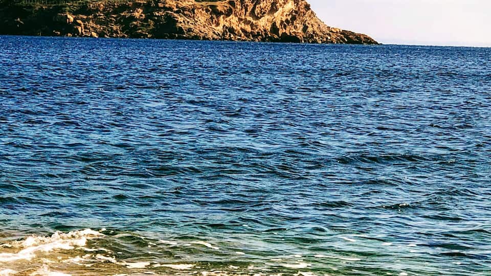 View of temple of Poseidon at the far end