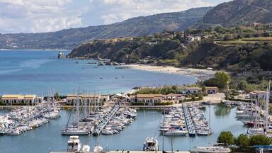 parghelia and tropea marina from high viewpoint