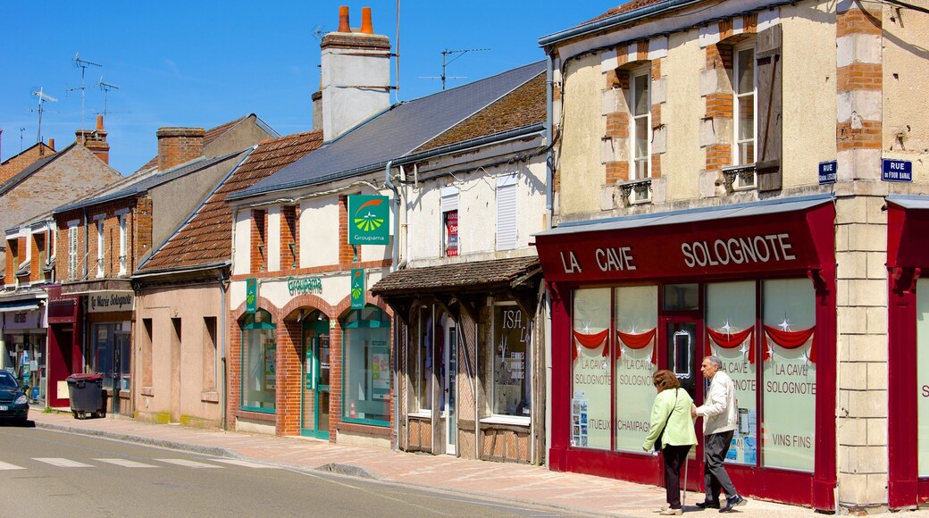 La Ferte-Saint-Aubin 设有 看板 以及 佳偶