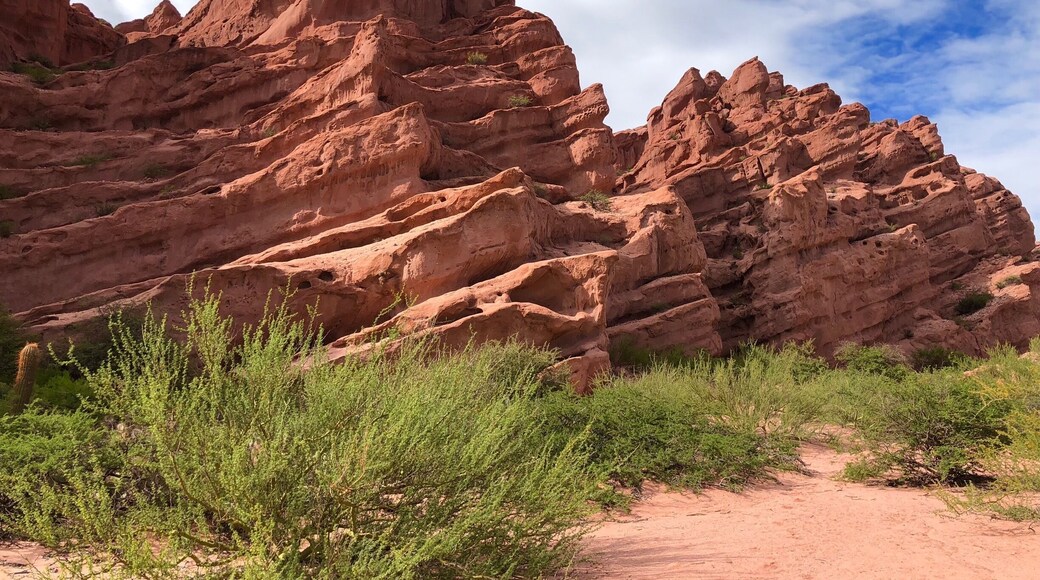 Beautiful rock formations along route 68 from Cafayate to Salta