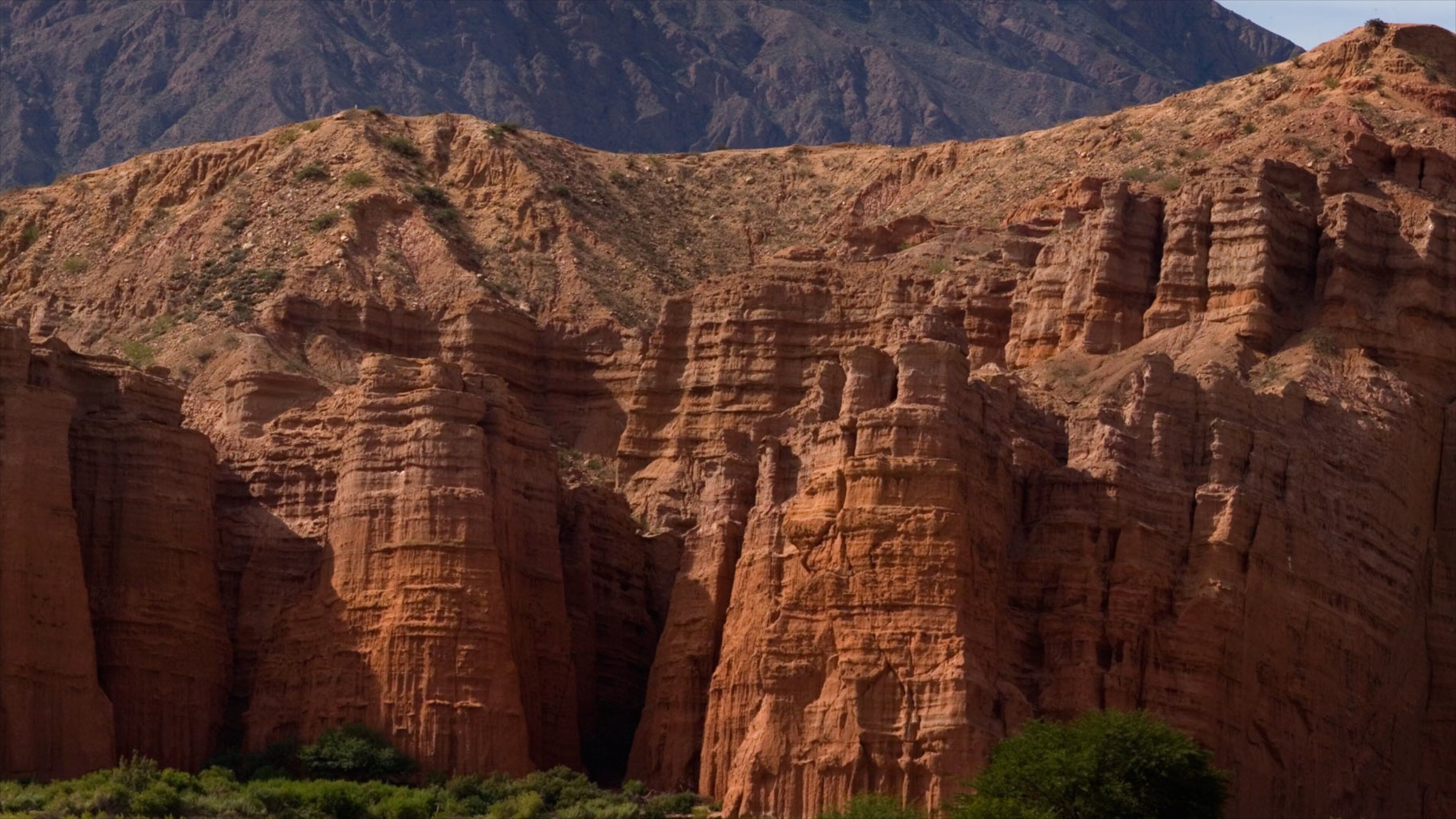 Cafayate som viser fjell