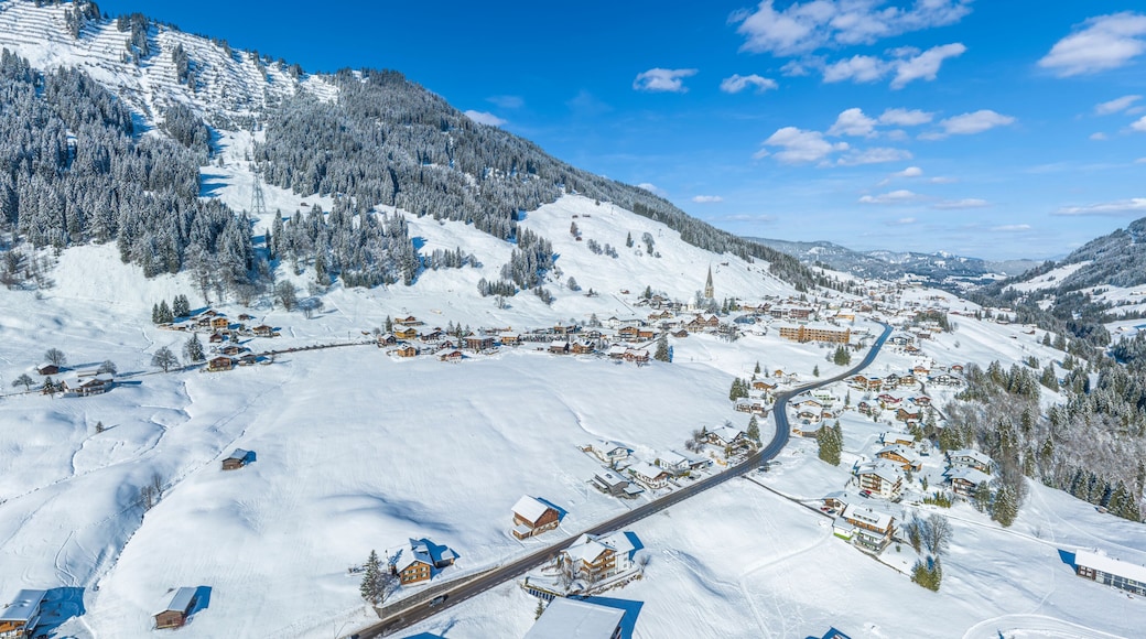 Winterpanorama Mittelberg im Kleinwalsertal