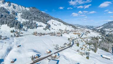Winterpanorama Mittelberg im Kleinwalsertal