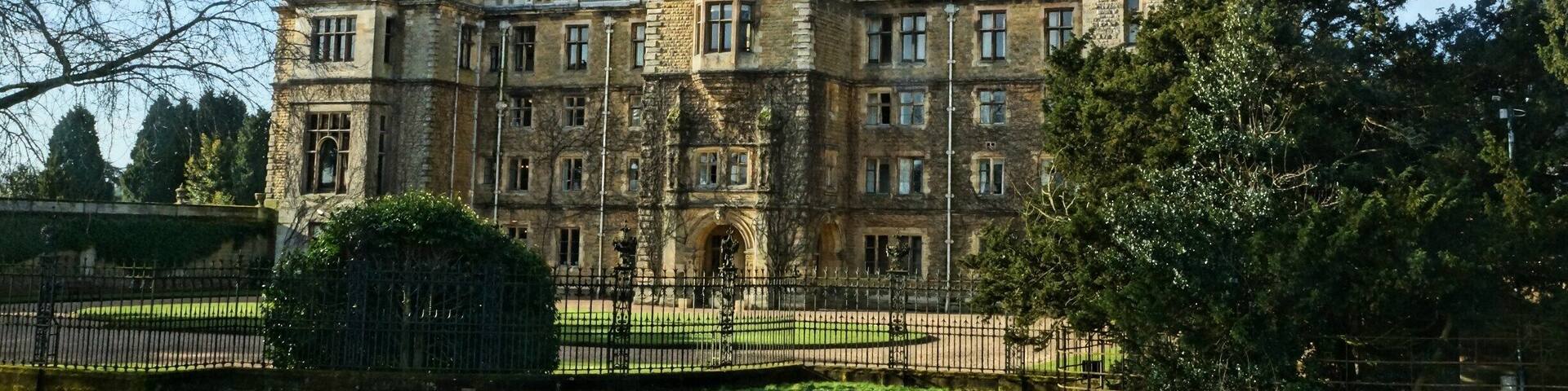 The grounds are nice for a stroll around