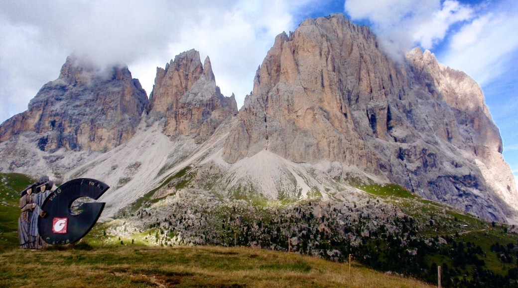 Val Gardena, Italy. Near the Dolomites and the Austrian border, people here prefer talking in German, as this region was once part of Austria.