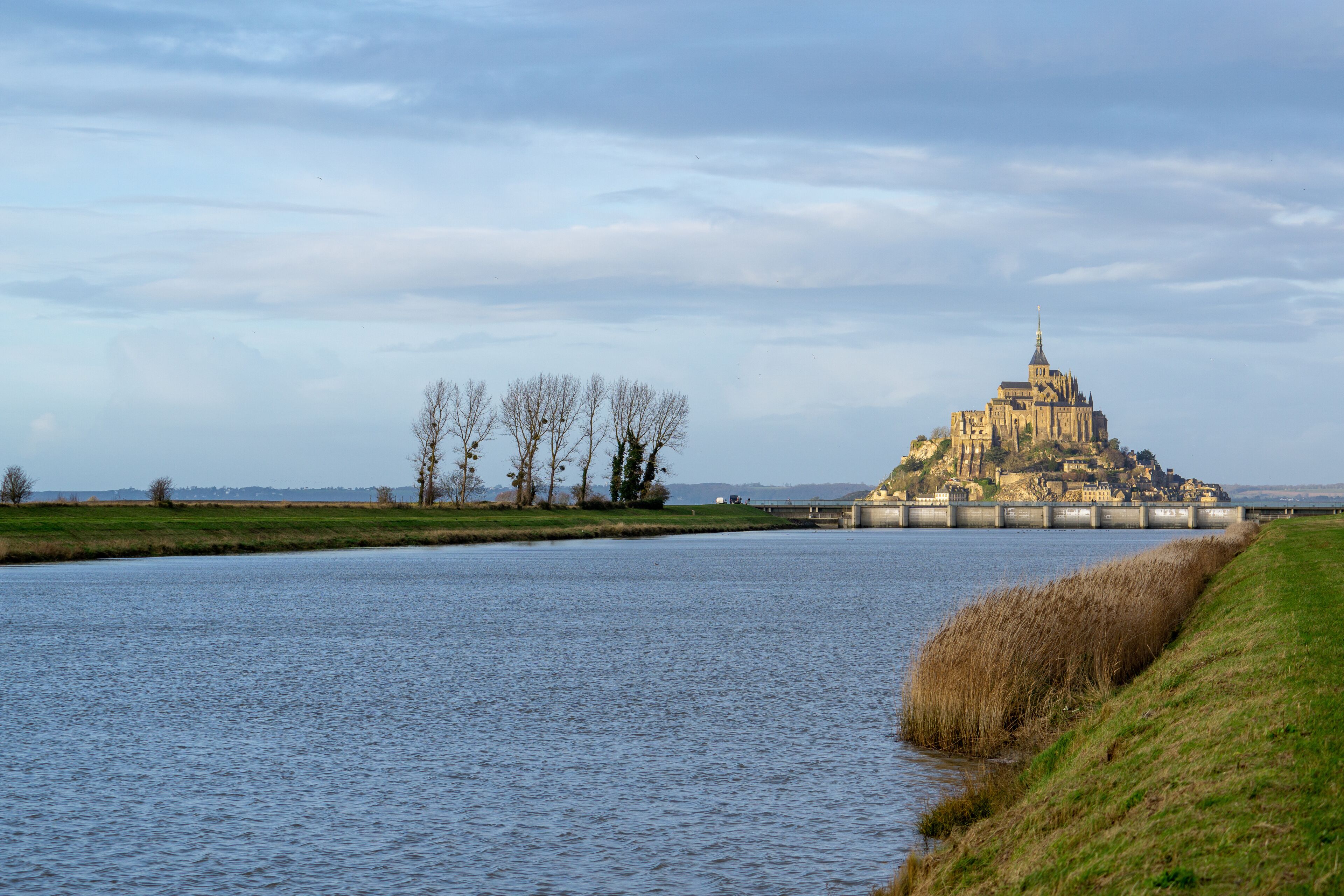Frankreich an der Grenze zwischen Normandie und der Bretagne