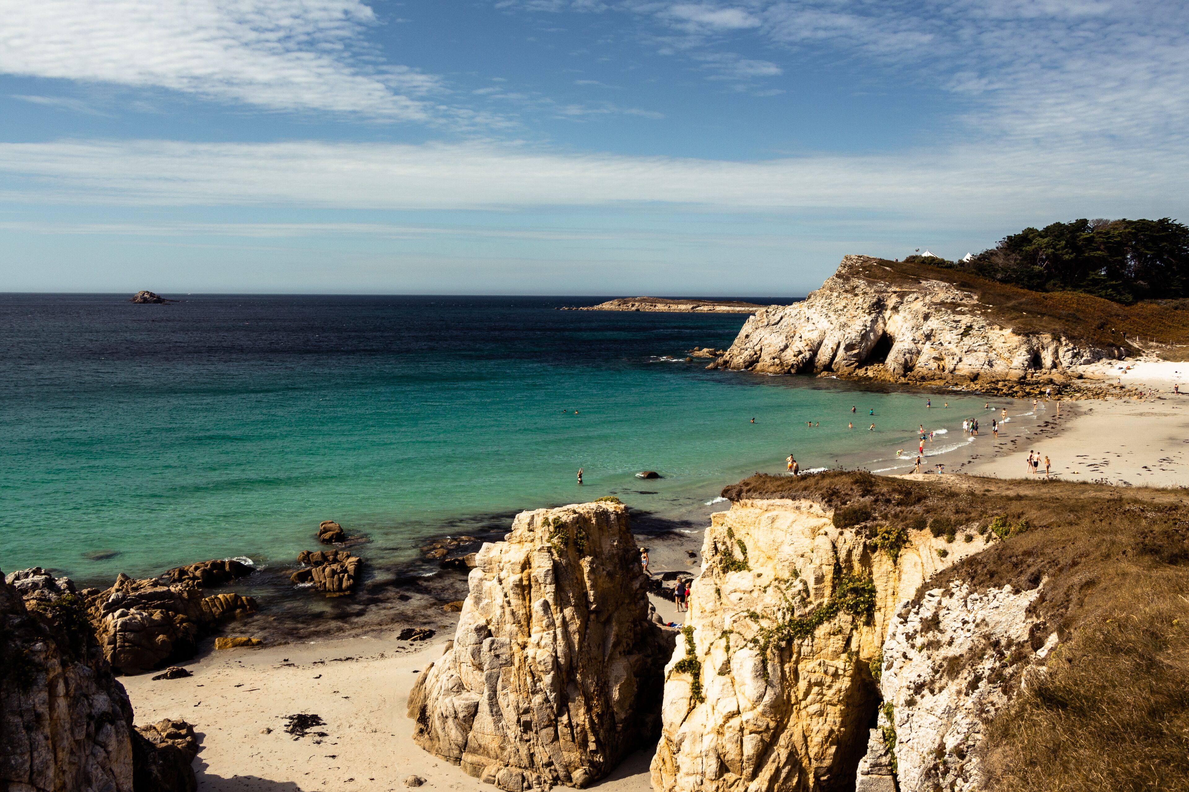 Coastal walk from Plage Grise to Moelan-sur-Mer, Brittany, France